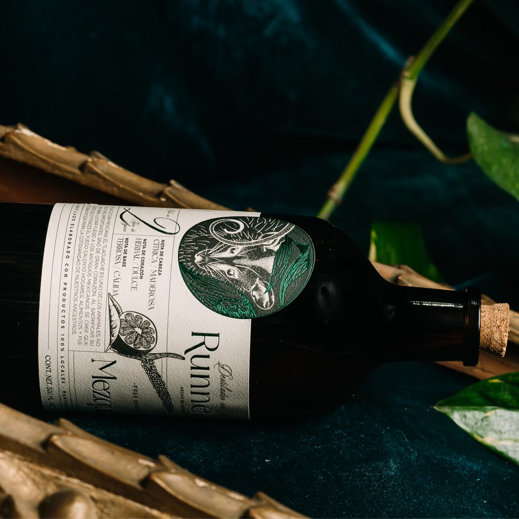 Destilado Runneght Mezquila Sin Alcohol